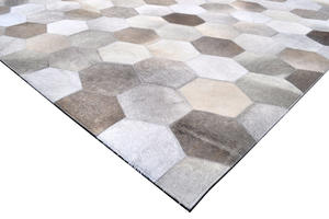 พรมหนังแท้คุณภาพพรีเมียมขายดีที่สุดปี 2026 พรมหนังขนยาวเย็บด้วยเครื่องจักร กันลื่น ขนสั้น ทันสมัย ขนาด 8x10 - Product Image 6