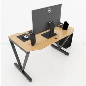 โต๊ะเกมมิ่ง 70x120 ซม. โดย GBamboo ขาแบบตัววี (พลาสติกและไม้) - Product Image 1