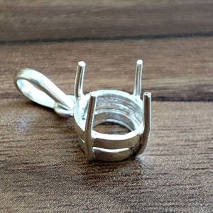 Base para Colgante Redonda de Plata de Ley 925 de Alta Calidad de 10 mm, para Fabricación de Joyería DIY, Suministros de Plata en Blanco para Mujer, 2025 - Product Image 3