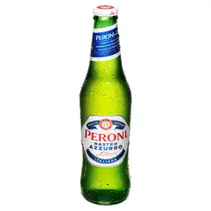 Peroni Nastro Azzurro 0,0 Cerveza sin alcohol 24x330ml, gran sabor y entrega rápida