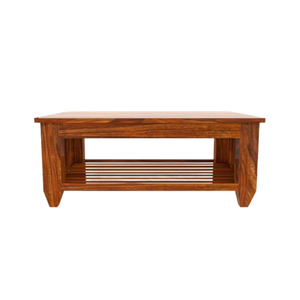 Mesa de centro de madera moderna de grado superior con juego de diseño personalizado pulido natural para uso en la sala de estar disponible para la venta - Product Image 6