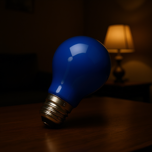 Standard 25W 230V Incandescent <b>Bulb</b> Azul Color - Product Image 3