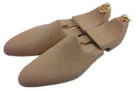 Chaussures européennes complètes en bois de hêtre sur mesure, arbres à chaussures creux avec anneau-ST09T