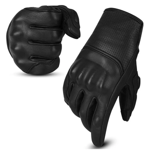 Top Custom Leather Motorbike Gloves Touch Screen Customized Color Waterproof Breathable Motorcycle Racing Gloves for Men Custom - Product Image 1