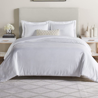 Reine taille 100% coton Satin housse de couette fermeture éclair qualité lin literie coussins 20X63 pouces personnalisable OEM ODM pour un usage domestique