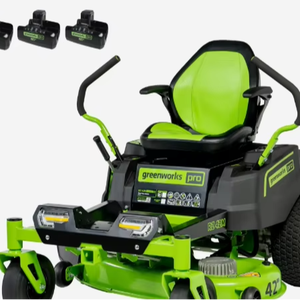 Tondeuses à gazon à rayon de braquage zéro résidentielles Crossover Z 80V 42 pouces, (12) batteries 4,0 Ah et (3) chargeurs double port - Product Image 1