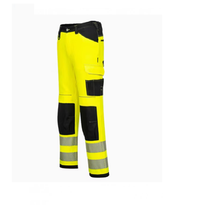 Pantalon de soudage résistant à la chaleur pour homme Vache véritable Style Hip Hop Respirant Séchage rapide Antistatique Tissu de laine lourd - Product Image 3