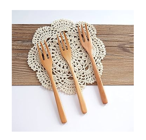 ส้อมจิ้มผลไม้ไม้อะคาเซียเครื่องใช้บนโต๊ะอาหารดีไซน์ใหม่ล่าสุดขายดี - Product Image 2