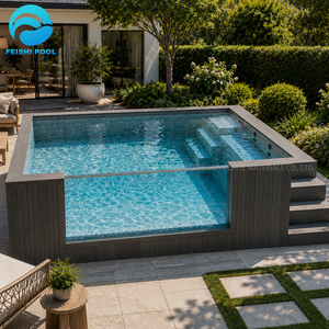 <span class=keywords><strong>Mini</strong></span> <span class=keywords><strong>Piscine</strong></span> de Luxe <span class=keywords><strong>Hors</strong></span> <span class=keywords><strong>Sol</strong></span> en Fibre de Verre pour la Maison, Petit Jacuzzi, Spa de Nage, Bain à Remous, Bassin Plongeoir, <span class=keywords><strong>Piscine</strong></span> Conteneur en <span class=keywords><strong>Bois</strong></span> pour Extérieur - Product Image 1