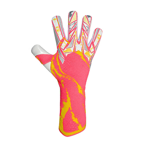 Gants de gardien de but en cuir de haute qualité sur mesure, réglables, antidérapants, professionnels, pour la capture de ballons - Product Image 2