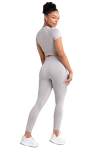 Custom High Waist Scrunch Butt Compression Seamless Training <b>Leggings</b> Custom Design Skinny Workout <b>Leggings</b> for Adults - Product Image 2