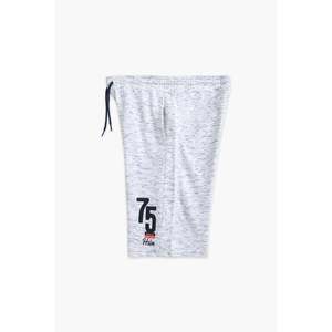 กางเกงขาสั้นบาสเก็ตบอลลายกราฟิกสีขาวมีแบรนด์สำหรับผู้ชายกางเกงขาสั้นพิมพ์โพลีเอสเตอร์แบบสปอร์ตเอวยางยืดขนาด XXS ขนาด XXS โลโก้รูปแบบผ้าฝ้าย - Product Image 1