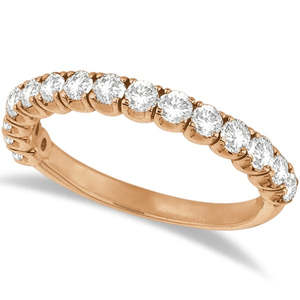 Anillo de Compromiso o Aniversario de Oro Rosa de 14K con Diamante de 1.00ct - Product Image 4