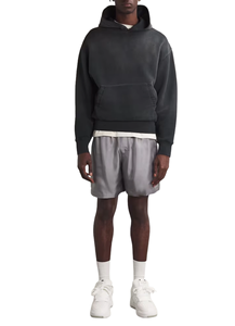 Sudadera con capucha de gran tamaño unisex con bolsillo frontal canguro Sudadera con capucha de lana pesada para hombres y mujeres - Product Image 5