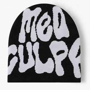 Fabricant personnalisé de bonnets surdimensionnés pour hommes, bonnet en mohair avec impression bouffante, bonnet vieilli brodé avec logo personnalisé - Product Image 1