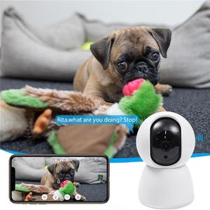 ICSEE suivi automatique 1080P sans fil animal de compagnie bébé surveillance caméra Audio <span class=keywords><strong>Babyphone</strong></span> 360 degrés panoramique/inclinaison Wifi vidéo bébé moniteur - Product Image 6