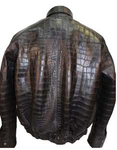 <b>jacket</b> for <b>men</b> <b>Sheepskin</b> <b>Men's</b> Real Leather Crocodile Embossed <b>Jacket</b> Moto Biker Print <b>Jacket</b> Custom Logo And Design OEM - Product Image 3