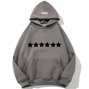 Nouveautés de haute qualité Logo personnalisé Streetwear surdimensionné goutte épaule femmes homme vêtements d'hiver à capuche/sweats-shirts - Product Image 2