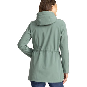 Veste Softshell imperméable de couleur unie de haute qualité personnalisée Streetwear extérieur léger pour hommes et femmes - Product Image 6