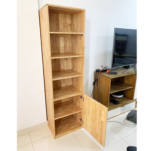 KS68149 4-Tier Standing Type Rubber Wood Cabinet Drawers Home Storage Office Organizer for Living Room Tableware Easy - Product Image 6