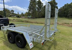 Gal TILTING <b>PLANT</b> TRAILER 10x5 Steel Double Aluminium Car Trailer LED <b>Lights</b> Hot Dipped Galvanized Deck 2001-3000kg Payload - Product Image 2
