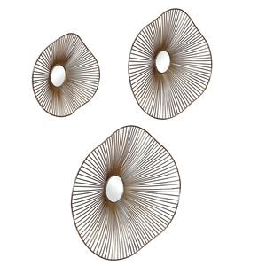 Espejo de pared decorativo de Metal de alta calidad de lujo moderno para sala de estar dormitorio y oficina para cumpleaños y ocasiones de boda - Product Image 3