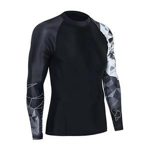 Rashguard ecológico transpirable de alto rendimiento para BJJ Surf & Fitness Top de compresión de secado rápido - Product Image 3