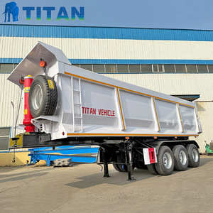 Remolque Volquete Hidráulico en Forma de U de 60 Toneladas TITAN Personalizado, Semirremolque Basculante de 3 Ejes en Venta en Sierra Leona - Product Image 1