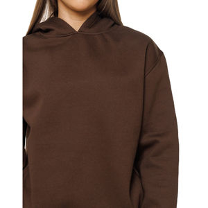 Sudadera con Capucha de Alta Calidad, 100% Algodón Grueso, con Logotipo Personalizado, Sudadera Extra Grande para Mujer para la Temporada de Invierno - Product Image 5