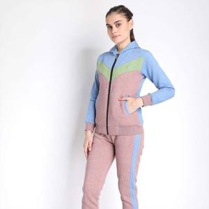 Conjunto de chándal Premium con cremallera para Mujer | Traje de jogging de dos piezas transpirable y elástico para fitness, yoga y actividades al aire libre - Product Image 4
