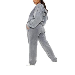 Vente en gros à bas prix de survêtements délavés au soleil délavés à l'acide survêtements de qualité pour hommes et femmes 2026 - Product Image 6