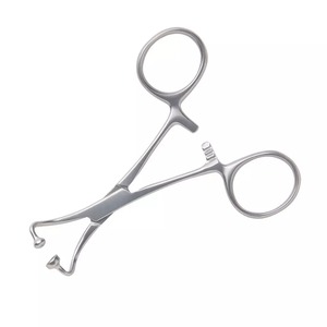 Abrazaderas de toalla de acero inoxidable, instrumento quirúrgico para ojo oftalmológico, 9cm, venta al por mayor - Product Image 1