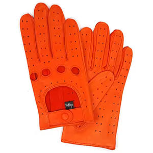 Guantes cálidos de cuero genuino para hombres que conducen/Guantes de vestir con logotipo personalizado de calidad superior a la venta - Product Image 6