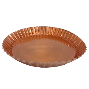 จานโลหะรูปไข่ขนาดใหญ่ทำด้วยมือ - Product Image 6