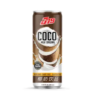 250ml pode J79 Original leite de coco Fábricas Fornecedores NÃO OGM LÁCTEOS SEM GLÚTEN LIVRE leite de coco bebida