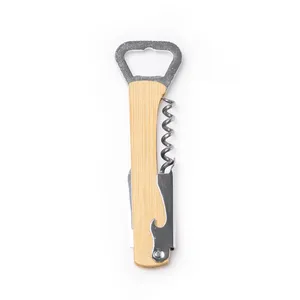 Cavatappi in Bambù Jamila Personalizzato, Gadget Unico e Personalizzabile per Aprire Vino e Bevande - Product Image 5