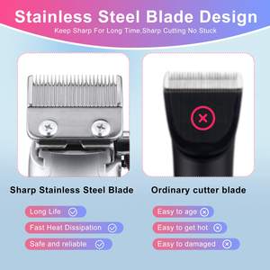 Tondeuse à cheveux sans fil professionnelle, kit de coupe de cheveux pour barbier, avec peignes de guidage colorés, alimentation USB - Product Image 5