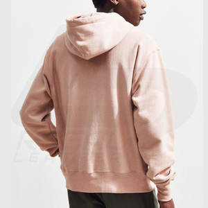 Wholesale High Quality OEM <b>Men's</b> Fleece Pullover <b>Hoodie</b> Custom Embroidery Puff Printing Solid Pattern 100% Waterproof Cotton - Product Image 5