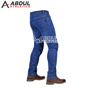 กางเกงยีนส์ผู้ชายสไตล์ใหม่สำหรับใส่กลางแจ้ง คุณภาพดีที่สุด สีตามสั่ง - Product Image 3