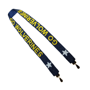 Los Angeles Dodgers Sequin Ceinture perlée Sac à main Sangle de sac Sangle de sororité Gameday Sangle personnalisée avec crochets détachables - Product Image 1