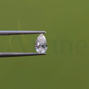 Diamant coupé en poire cultivé en laboratoire exquis couleur E impressionnante et pureté VVS pièce de brillance exquise en vrac - Product Image 1