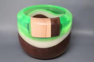 ชุดชามสลัดผักผลไม้ทรงกลมพร้อมช้อนชามไม้ไผ่ไม้อาคาเซีย - Product Image 6