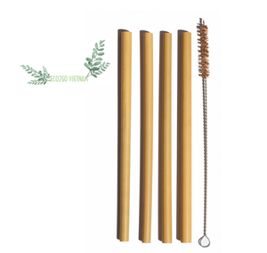 หลอดไม้ไผ่แบบใช้แล้วทิ้งย่อยสลายได้บรรจุภัณฑ์จากเวียดนาม Eco2go เป็นมิตรกับสิ่งแวดล้อมและย่อยสลายได้ตามต้องการ - Product Image 3