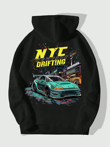 Sudadera con capucha personalizada para hombre transpirable cómodo algodón poliéster polar bordado cremallera estilo para invierno impreso - Product Image 6