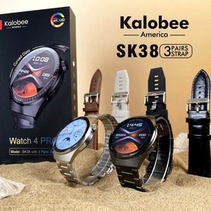Reloj Inteligente SK38 con Pantalla Táctil AMOLED, Llamadas Bluetooth, Asistente de Voz, Música, Monitor de Ritmo Cardíaco, Pago, Acero Inoxidable - Product Image 5