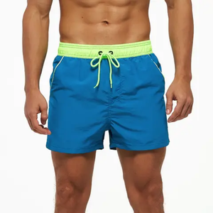 Short de gym en tissu de coton doux de qualité supérieure pour hommes vente en gros pas cher prix au-dessus du genou pantalon court avec poches pour hommes - Product Image 3