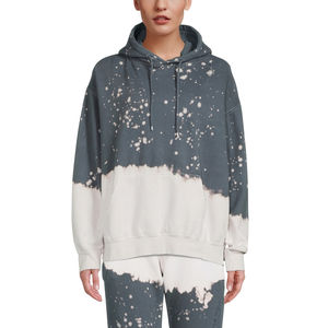 Private Label Long Sleeved Acid Wash Hoodies For <b>Women</b> 2026 New Style Casual Wear Custom Logo Printing Ladies Acid Wash Hoodie - Product Image 1