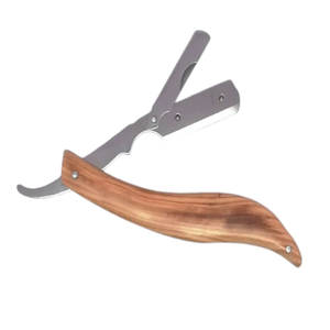 Top Trending superventas recién llegados logotipo personalizado maquinilla de afeitar mango de madera de alta calidad OEM uso profesional del peluquero - Product Image 5
