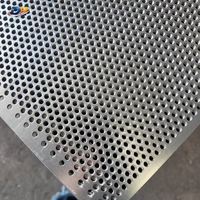 Lámina Metálica Perforada Galvanizada, Panel Perforado con Orificios Redondos, Lámina de Acero, Filtro, Rejilla de Ventilación