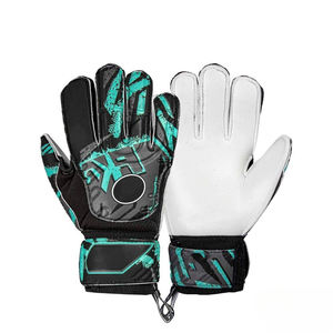 Gants de gardien de but en latex antidérapants, imperméables et respirants, avec sangle de poignet réglable et design à doigts complets pour le football en extérieur - Product Image 1